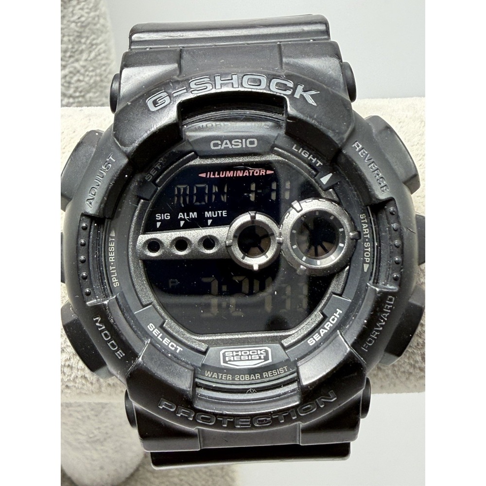 Casio G-Shock GD-100‎ New Battery Mod 3263 48MM 8.5" Black Military Mens Watch